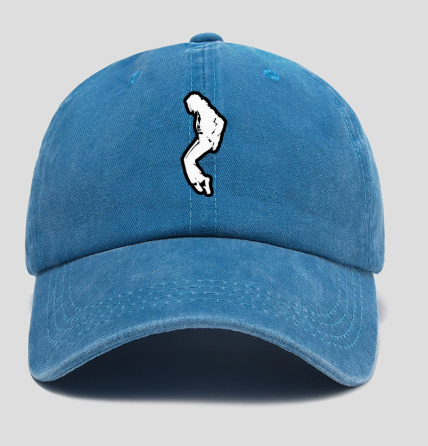 Michael Jackson Billie Jean Silhouette Cap, Retro Unisex Cotton Baseball Hat, Adjustable Fan Merch