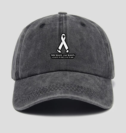 Michael Jackson Stage Pose Silhouette Dad Hat | MJ Fan Cap