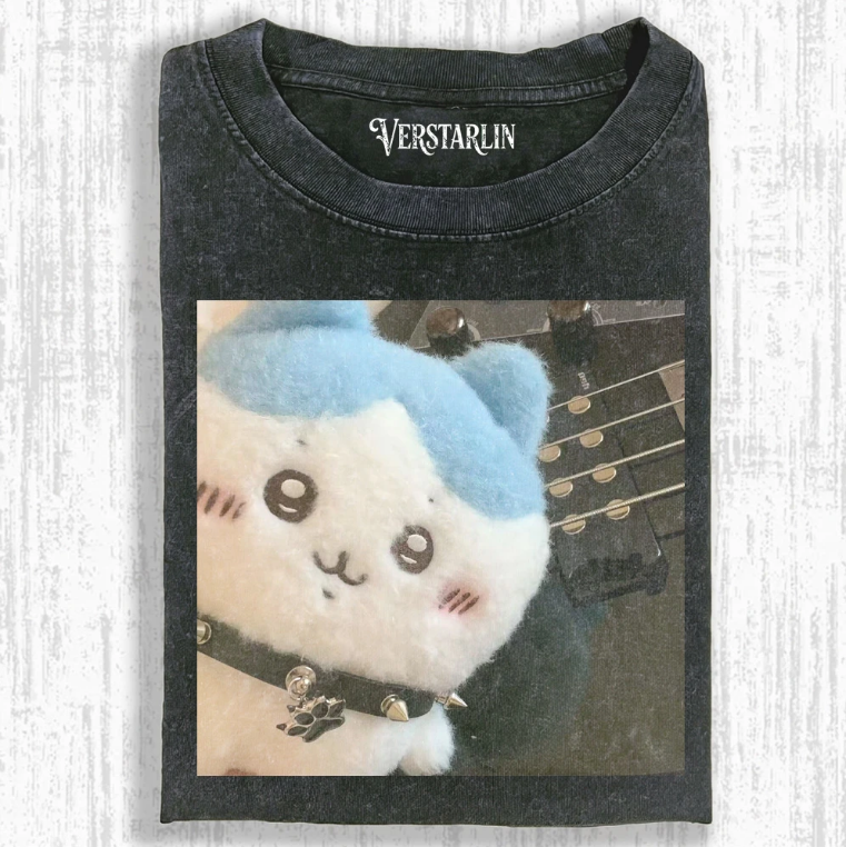 Cute Cartoon Graffiti Print Casual Top