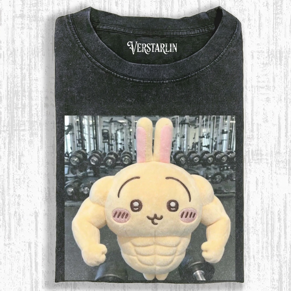 MUSCLE BUNNY T-SHIRT