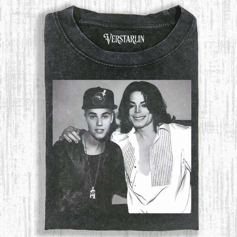 Justin Bieber & Michael Jackson Tee