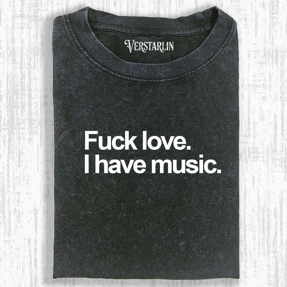 MUSIC OVER EVERYTHING T-SHIRT