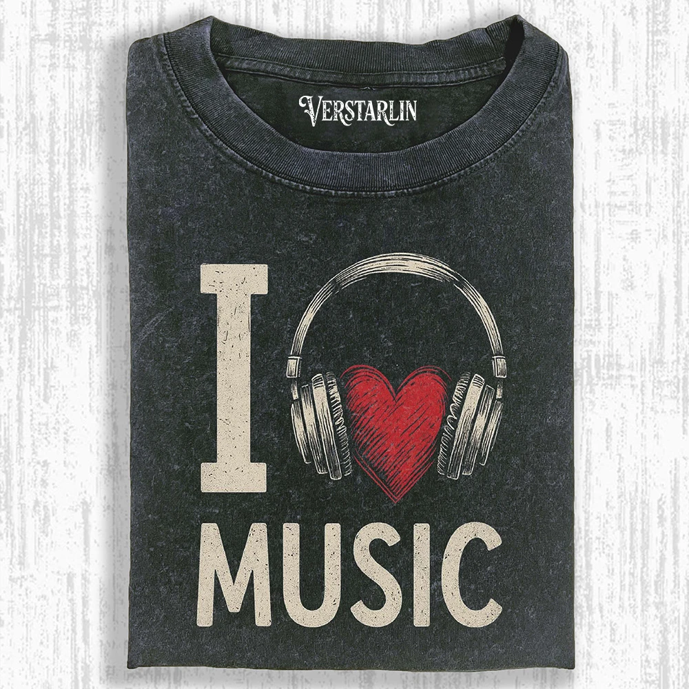 MUSIC IS MY LOVE T-SHIRT