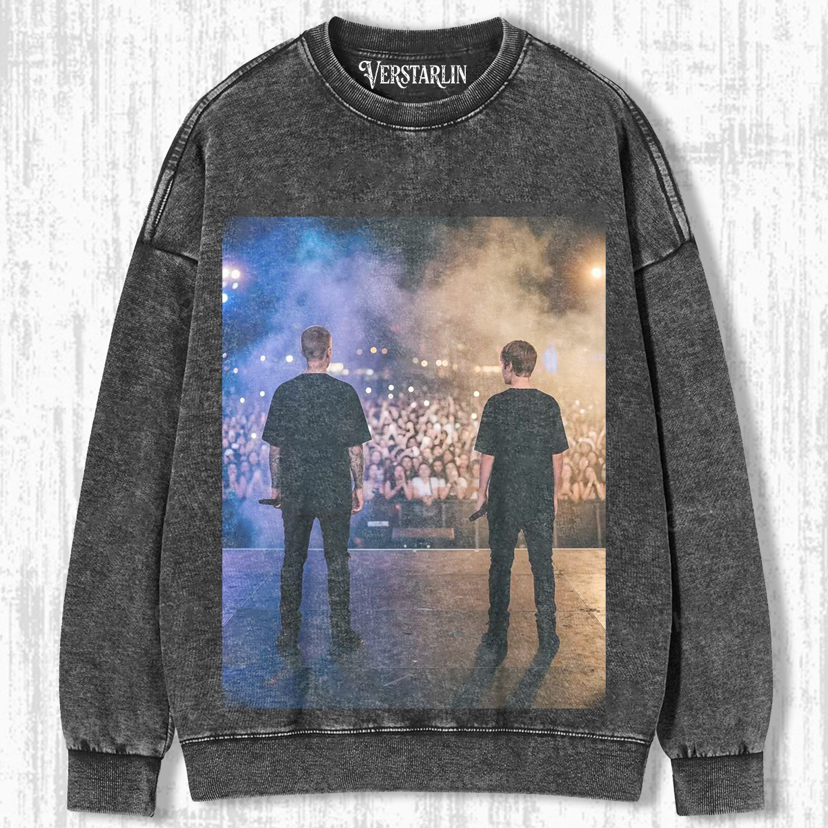 Coachella Sunset Stage Back View Concert Vibe Print