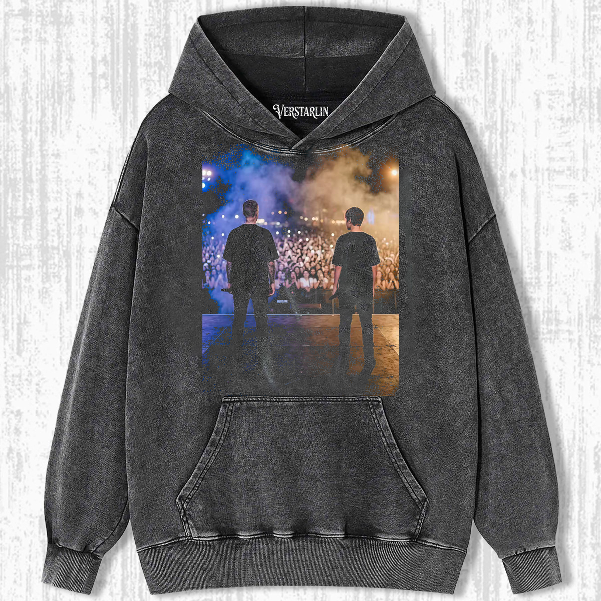 Coachella Sunset Stage Back View Concert Vibe Print