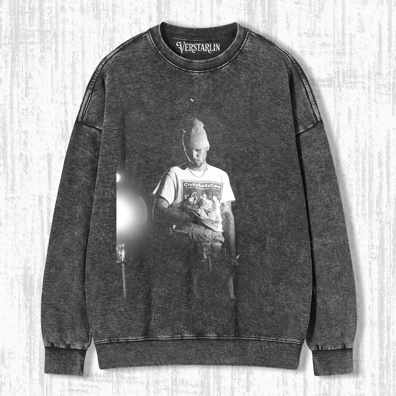 Justin Bieber Streetwear Hoodie | On Stage Graphic Tee Look Vintage Washed Sweatshirt