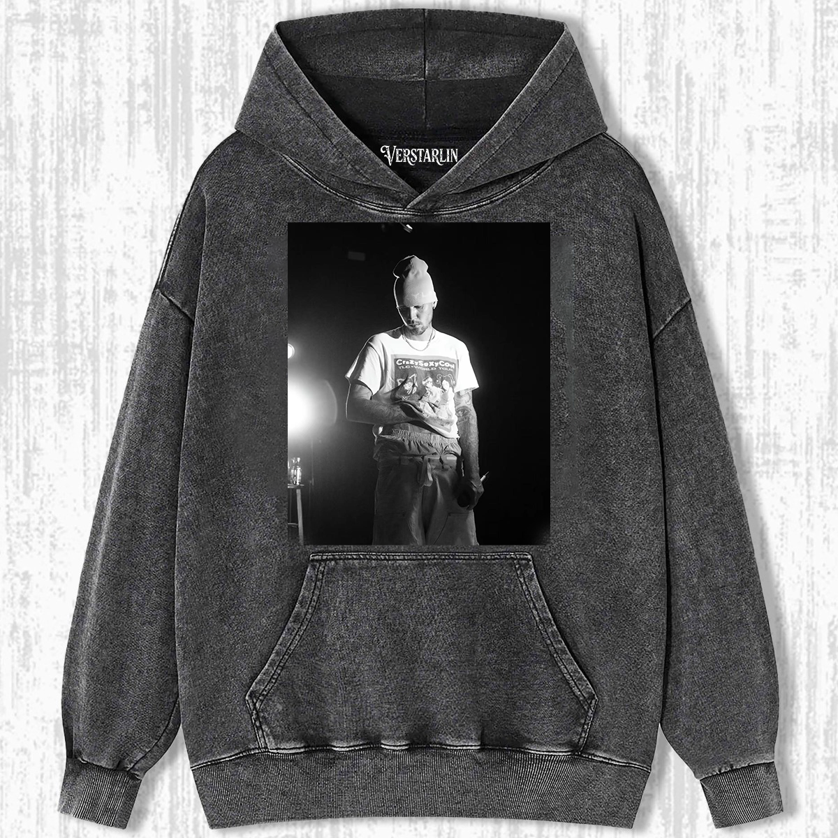 Justin Bieber Streetwear Hoodie | On Stage Graphic Tee Look Vintage Washed Sweatshirt