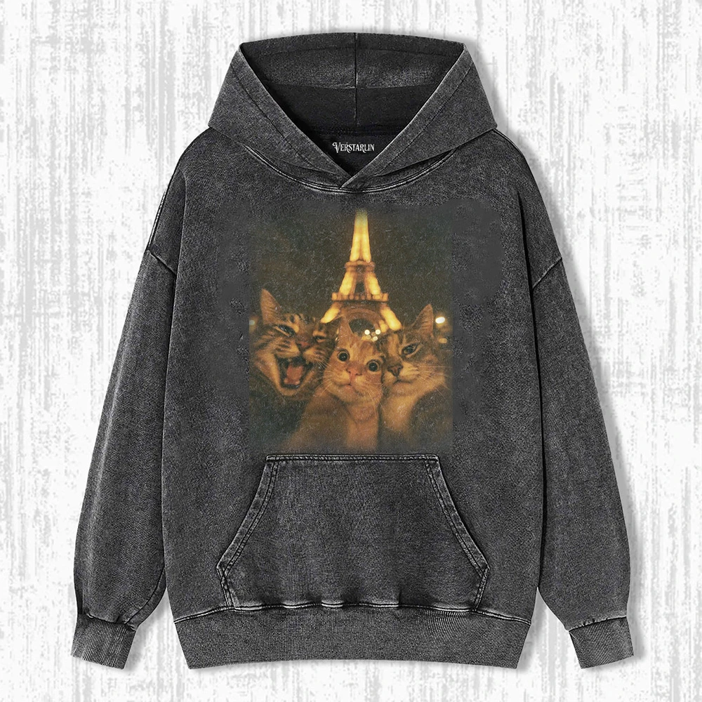 CAT SELFIE T-SHIRT