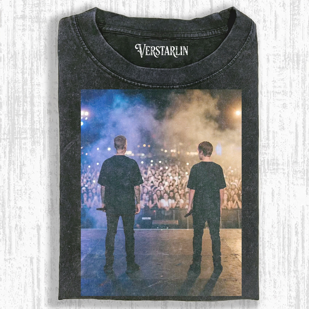 Coachella Sunset Stage Back View Concert Vibe Print