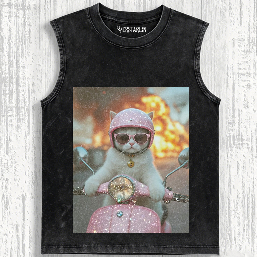WACKY CAT T-SHIRT