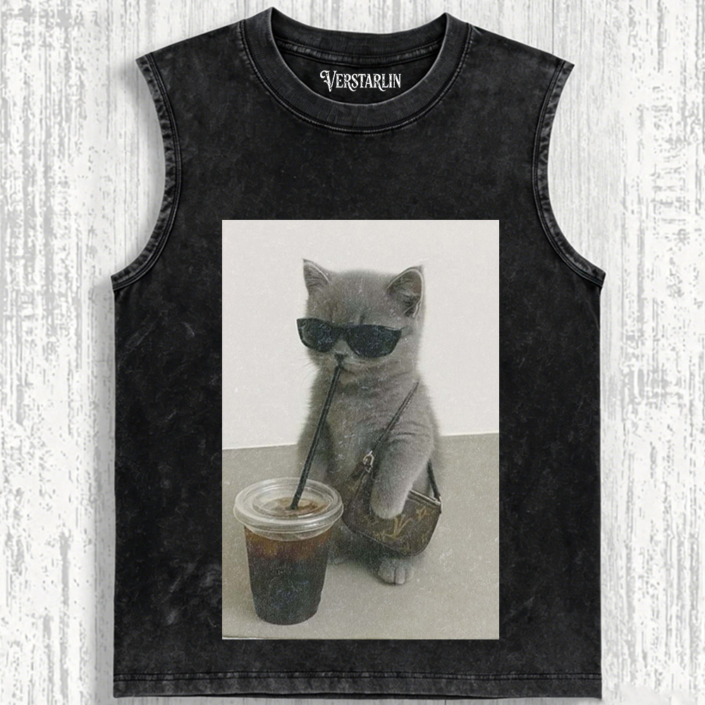 WACKY CAT  T-SHIRT