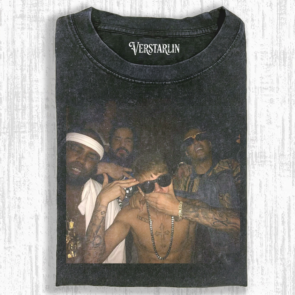 Coachella Retro Party Justin Bieber & Friends Street Vibe Print