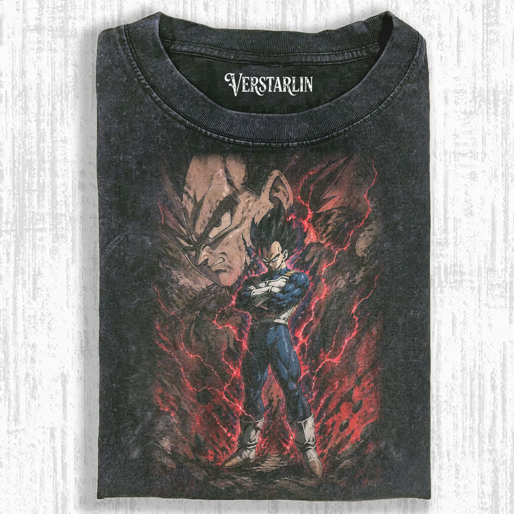 Vintage Washed Goku Ultra Instinct Graphic T-Shirt - Dragon Ball Z Streetwear Tee