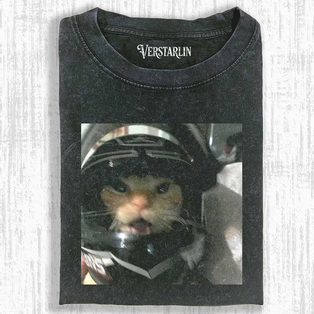 MOTORCYCLE CAT T-SHIRT