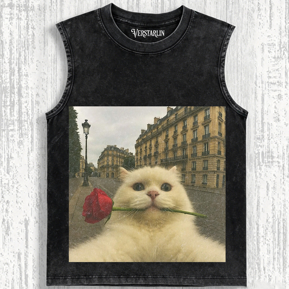 WACKY CAT  T-SHIRT