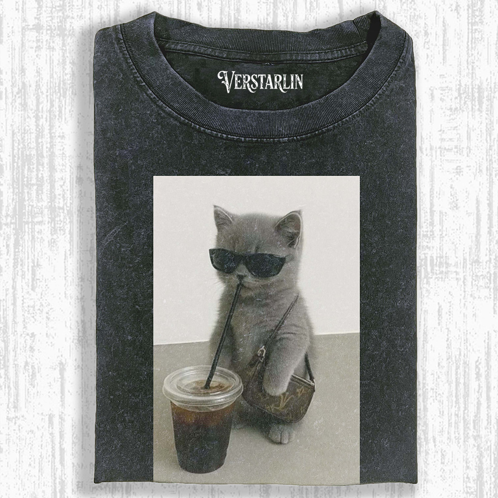 WACKY CAT  T-SHIRT