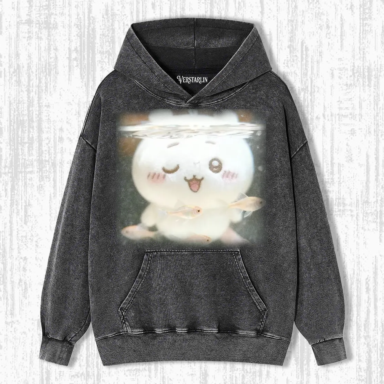 Cute Cartoon Graffiti Print Casual Top