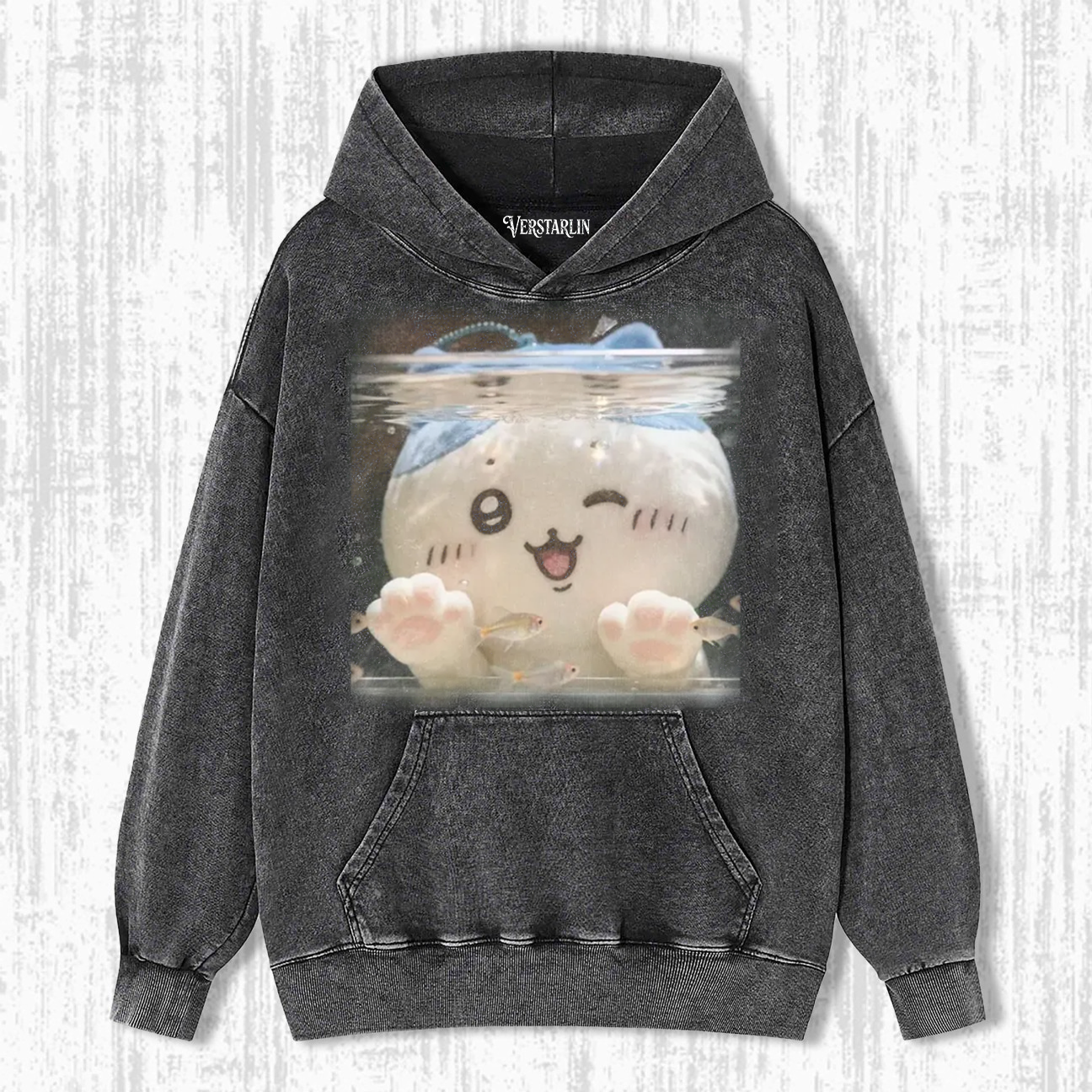 Cute Cartoon Graffiti Print Casual Top