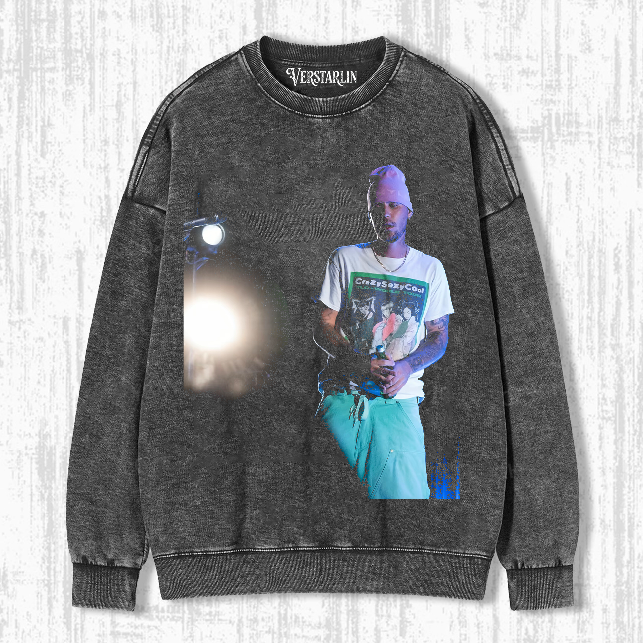 Coachella Street Style Justin Bieber Stage Casual Outfit Graphic