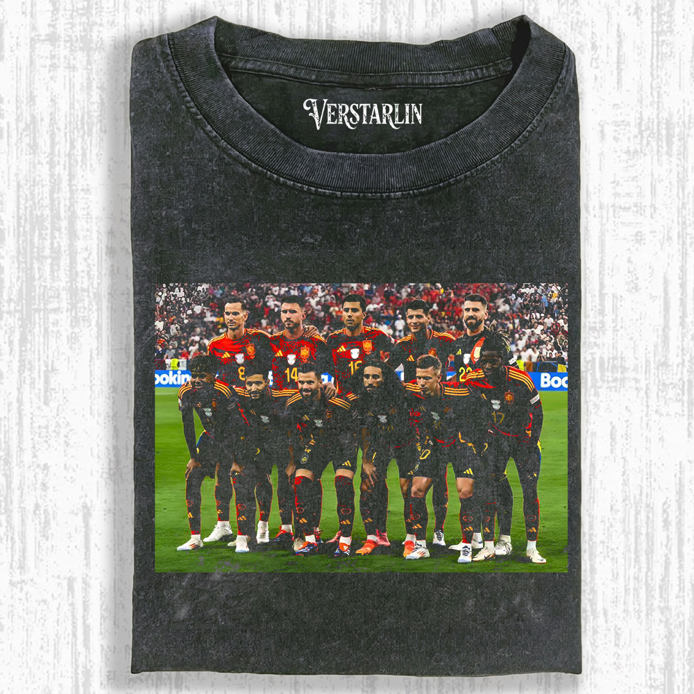 Spain National Football Team Tee | La Roja World Cup Soccer Graphic Streetwear