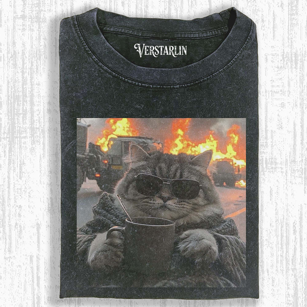 WACKY CAT T-SHIRT