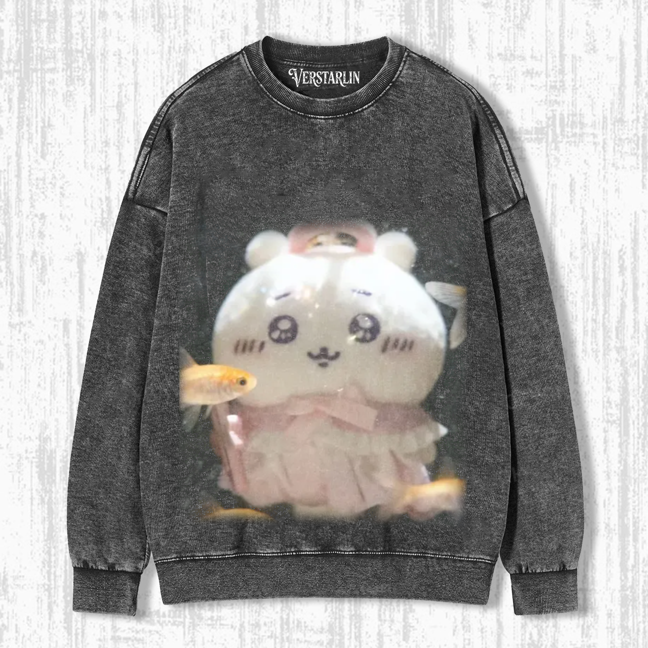 Cute Cartoon Graffiti Print Casual Top