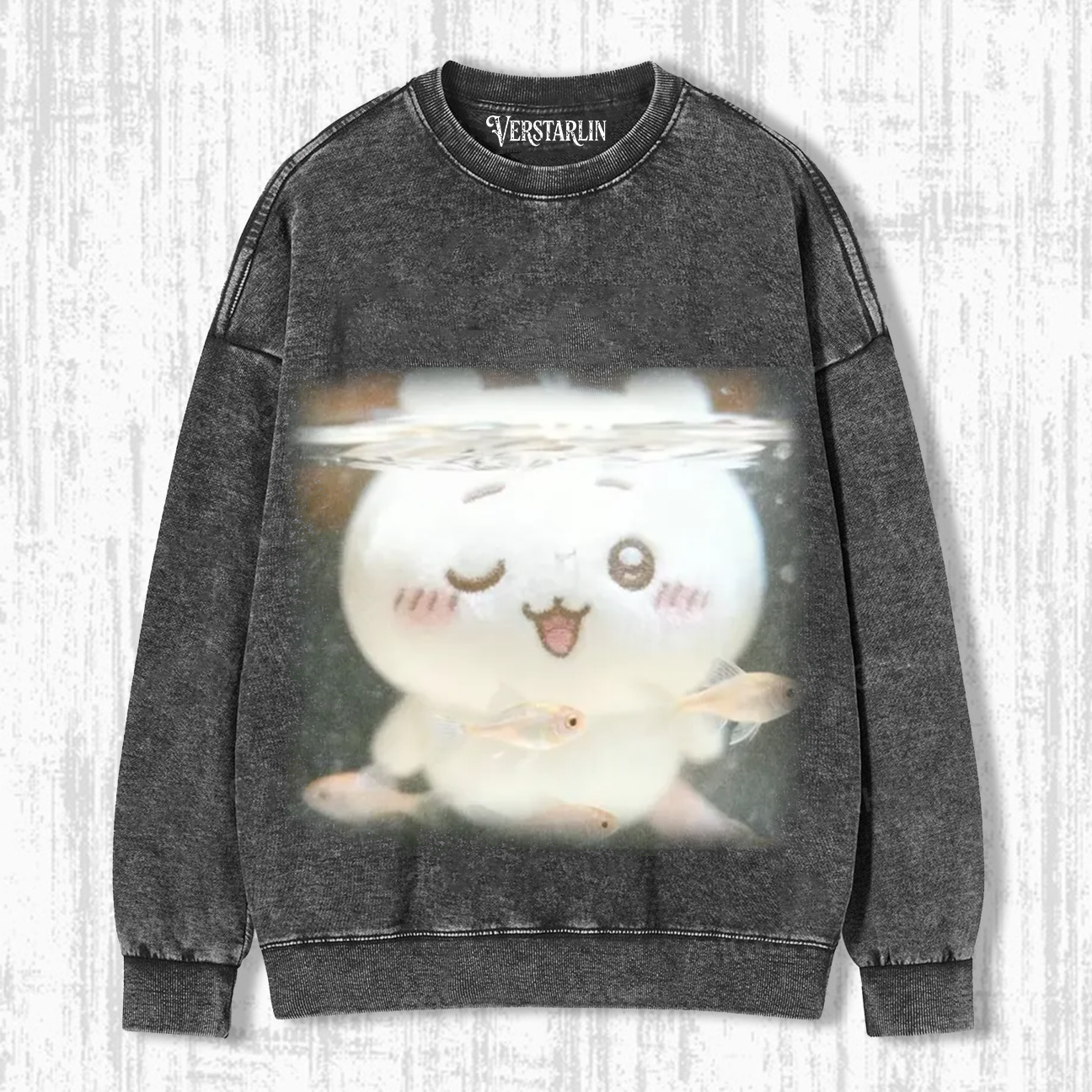 Cute Cartoon Graffiti Print Casual Top