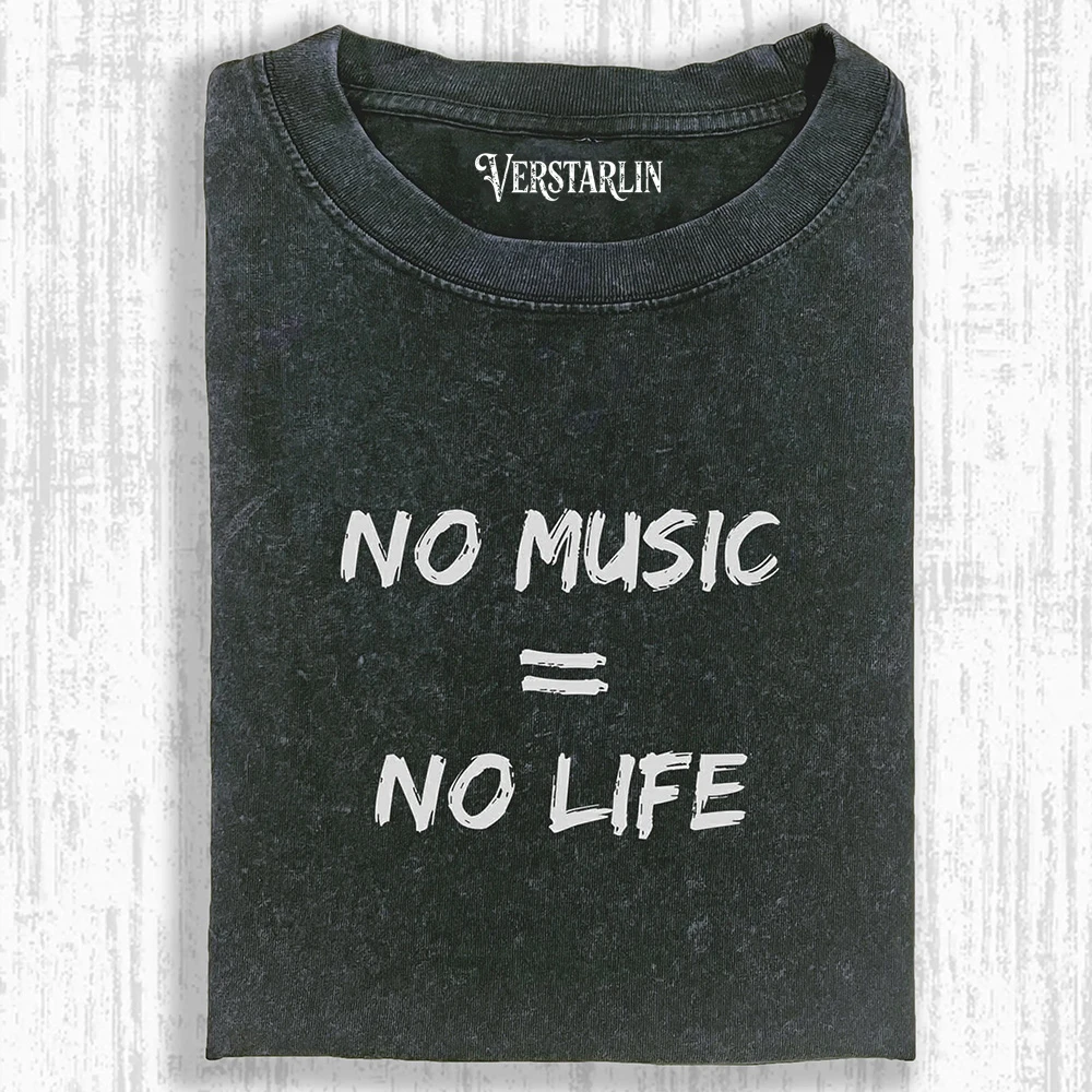 NO MUSIC = NO LIFE T-SHIRT