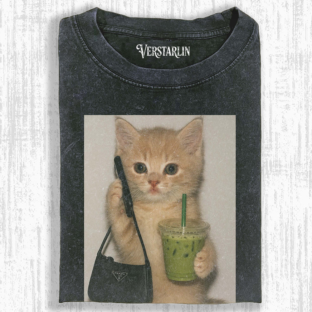 WACKY CAT  T-SHIRT