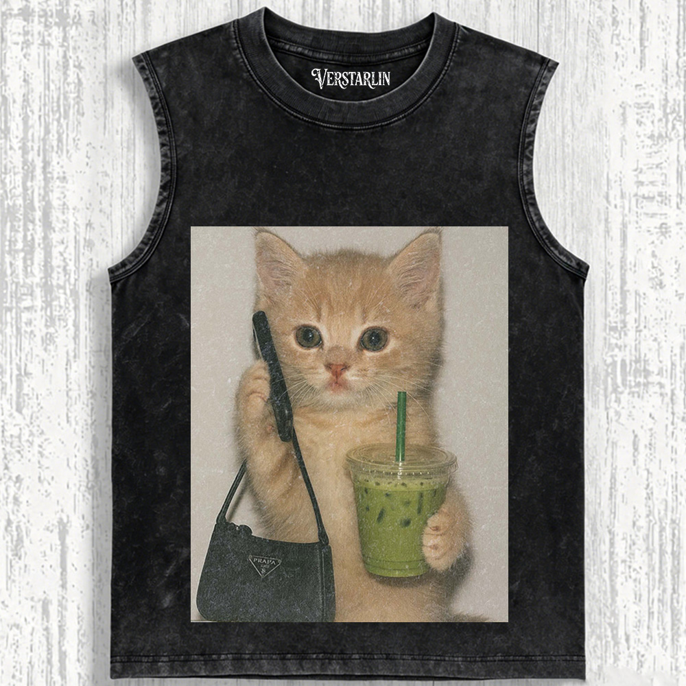 WACKY CAT  T-SHIRT