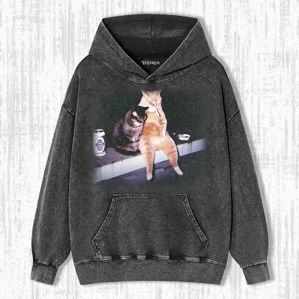 SMOKING CAT T-SHIRT