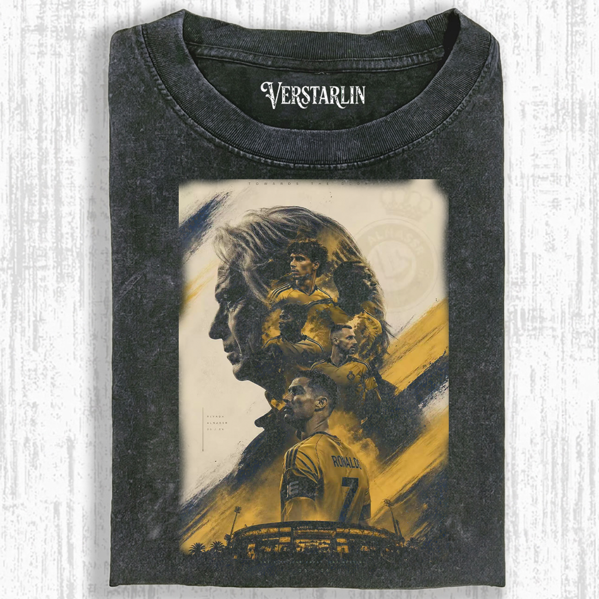 Al Nassr Ronaldo Legacy Retro Graphic T-Shirt