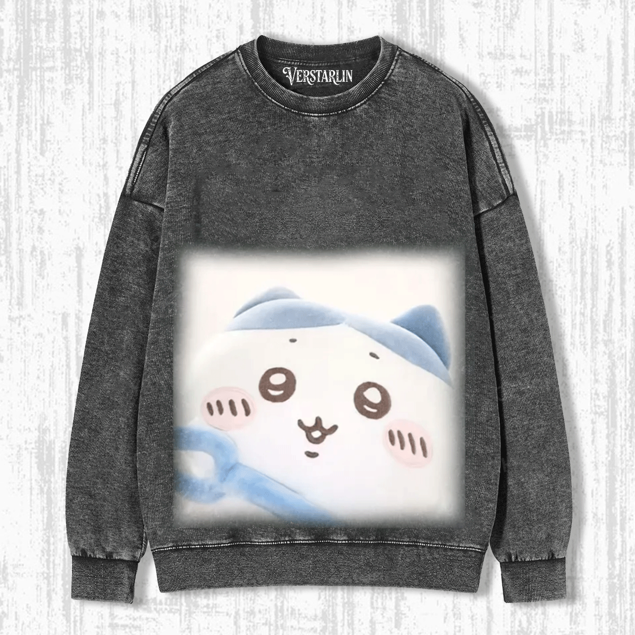 Cute Cartoon Graffiti Print Casual Top
