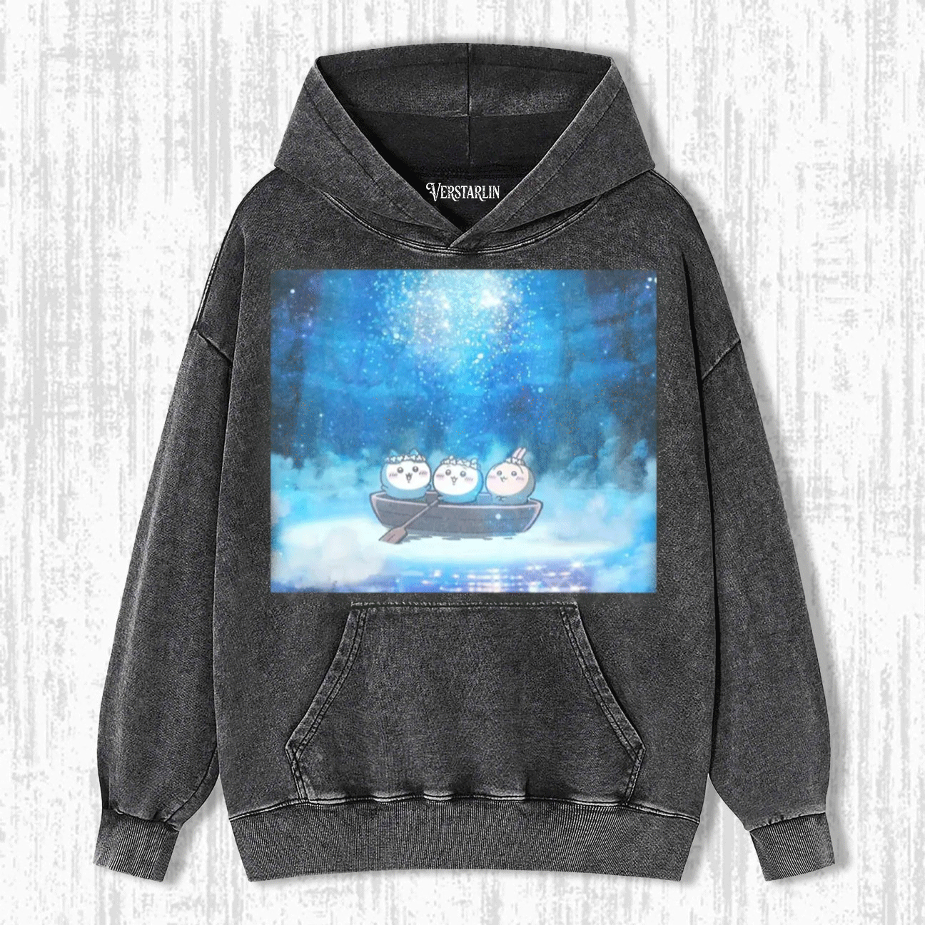 Cute Cartoon Graffiti Print Casual Top