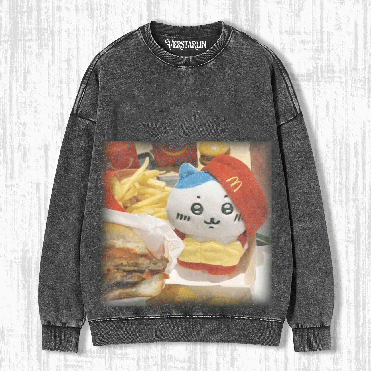 Cute Cartoon Graffiti Print Casual Top