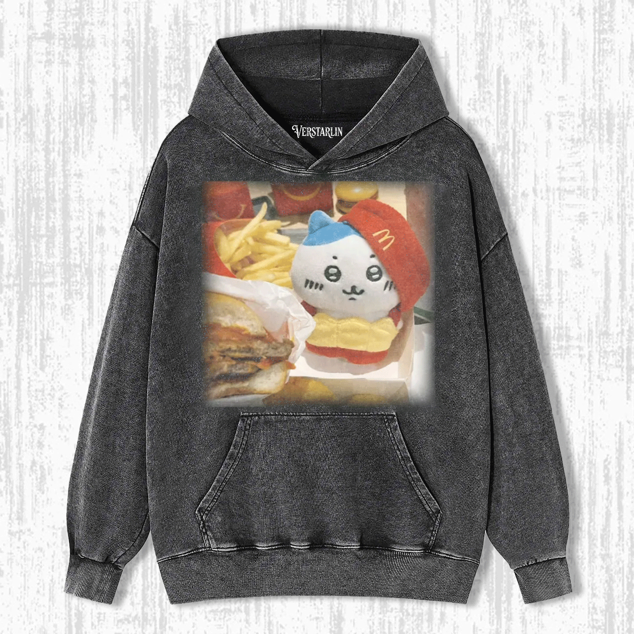 Cute Cartoon Graffiti Print Casual Top