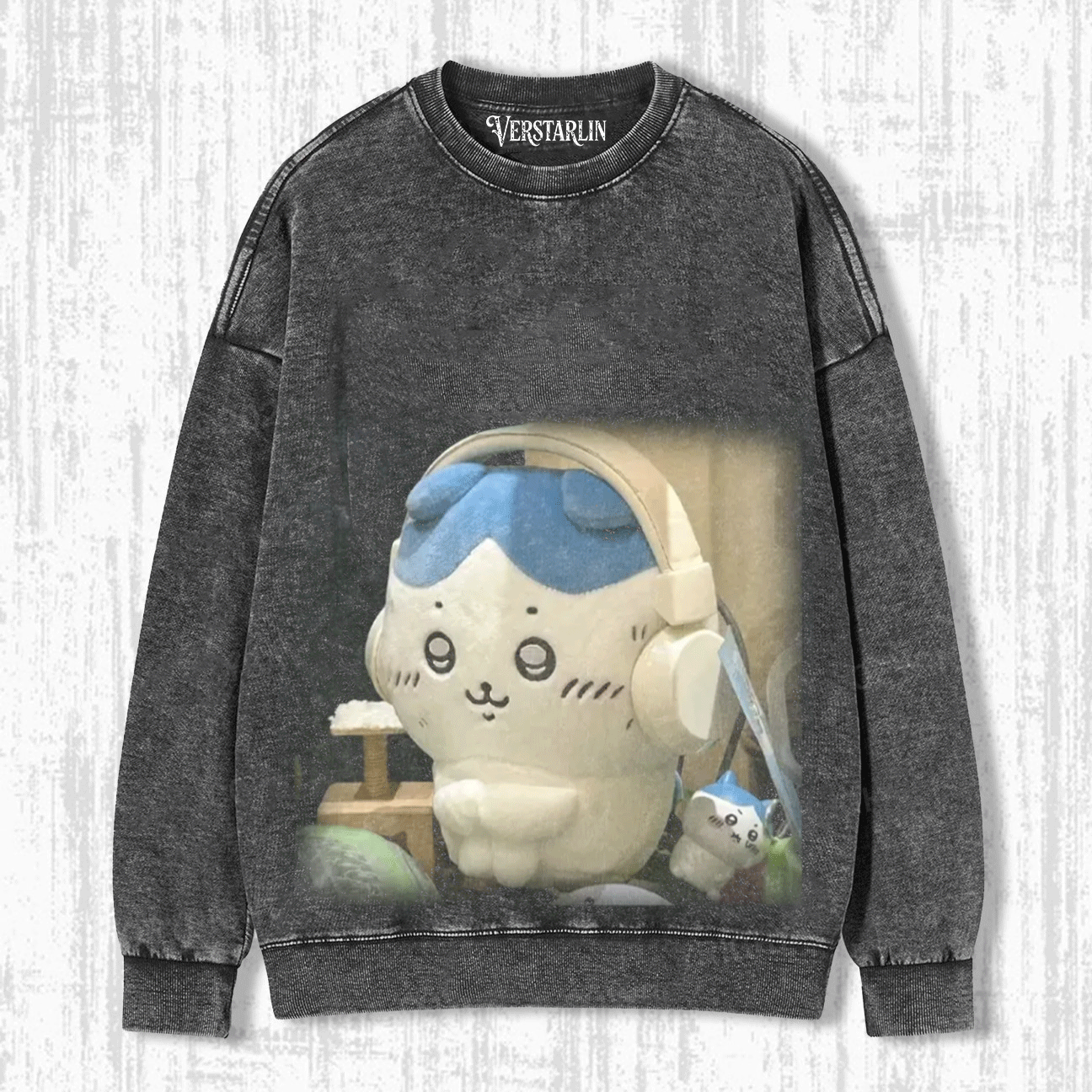 Cute Cartoon Graffiti Print Casual Top