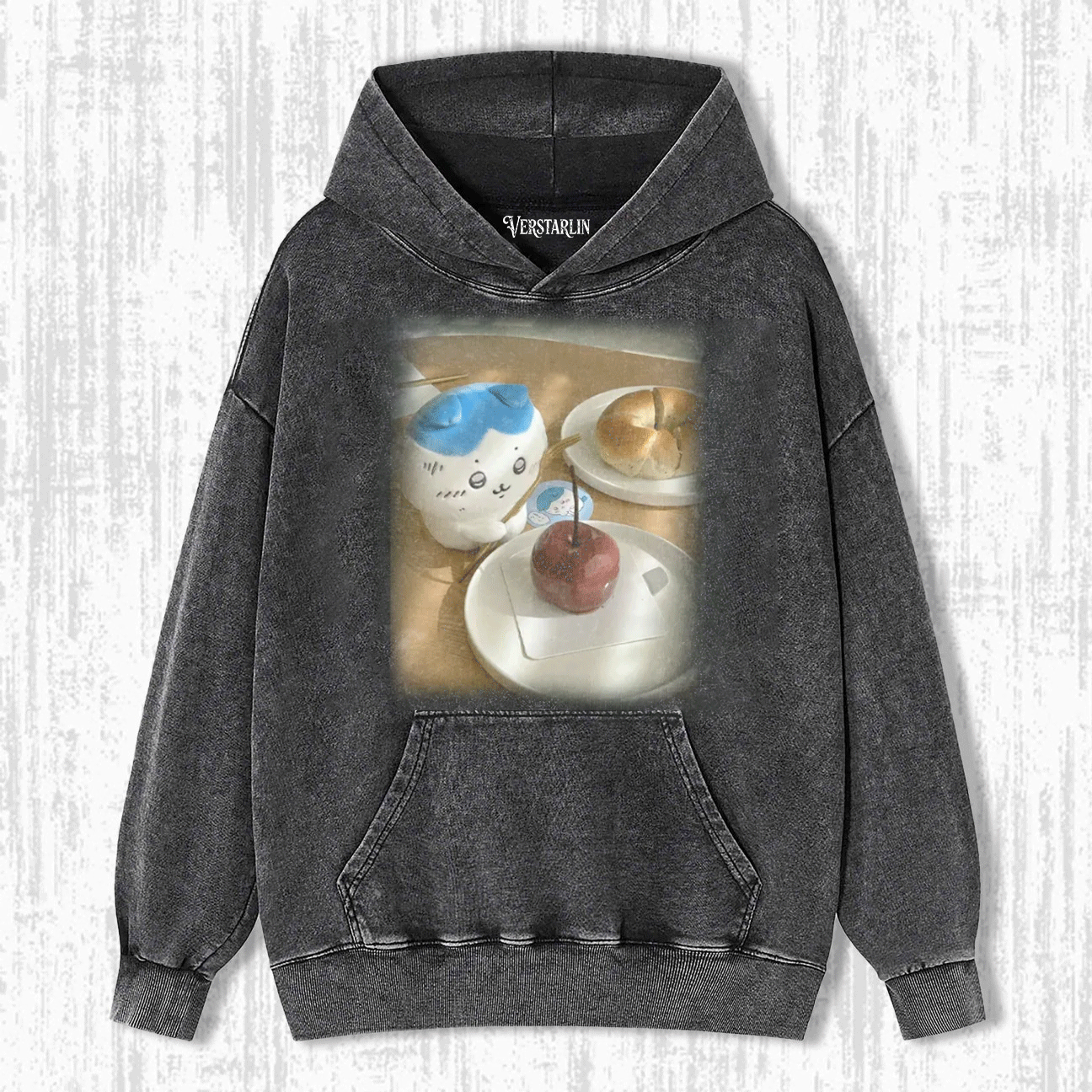 Cute Cartoon Graffiti Print Casual Top