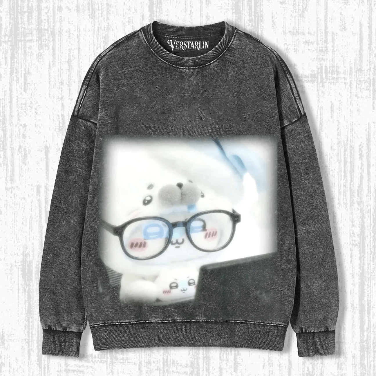 Cute Cartoon Graffiti Print Casual Top