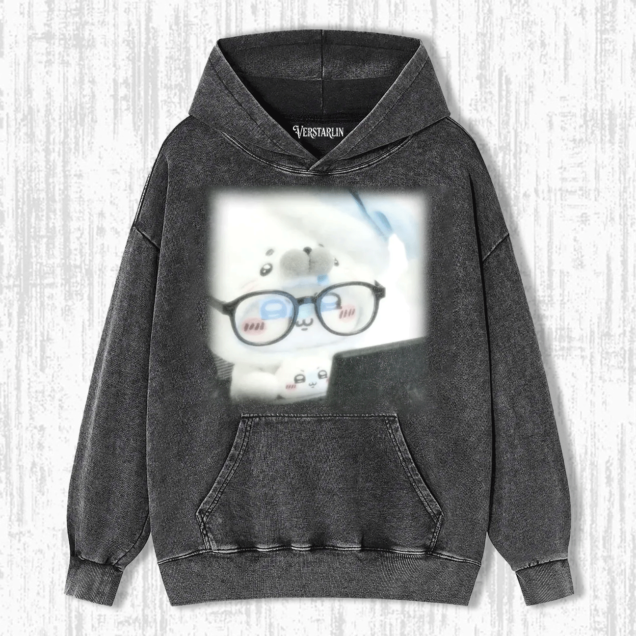 Cute Cartoon Graffiti Print Casual Top