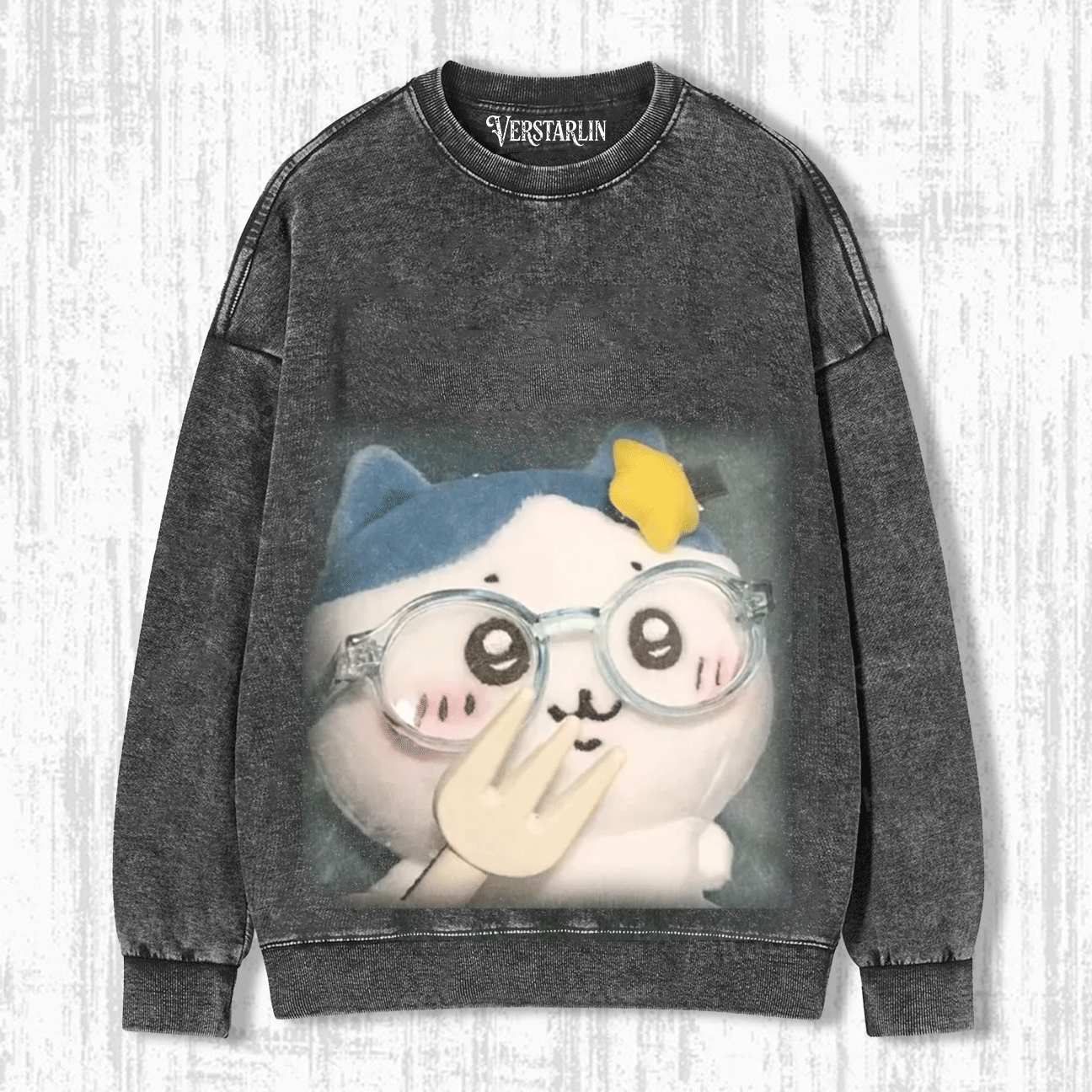 Cute Cartoon Graffiti Print Casual Top