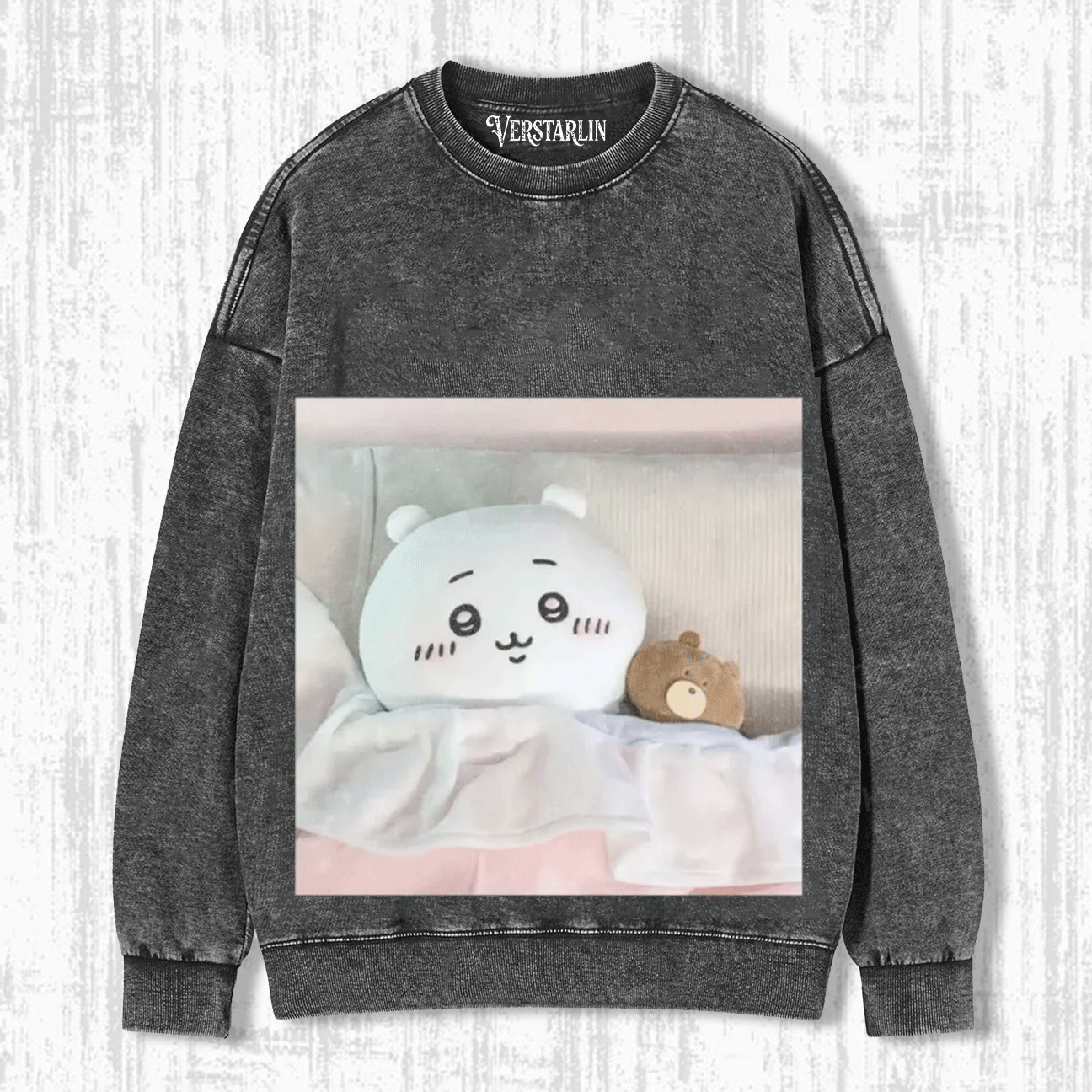Cute Cartoon Graffiti Print Casual Top
