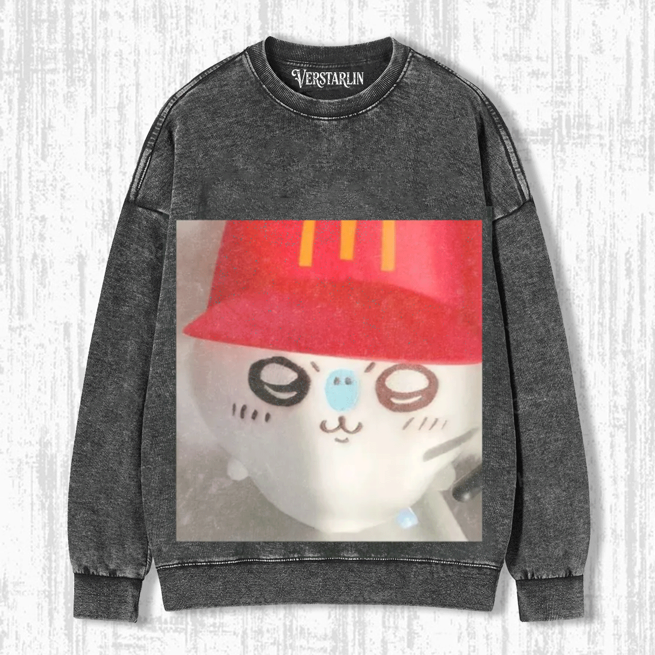 Cute Cartoon Graffiti Print Casual Top
