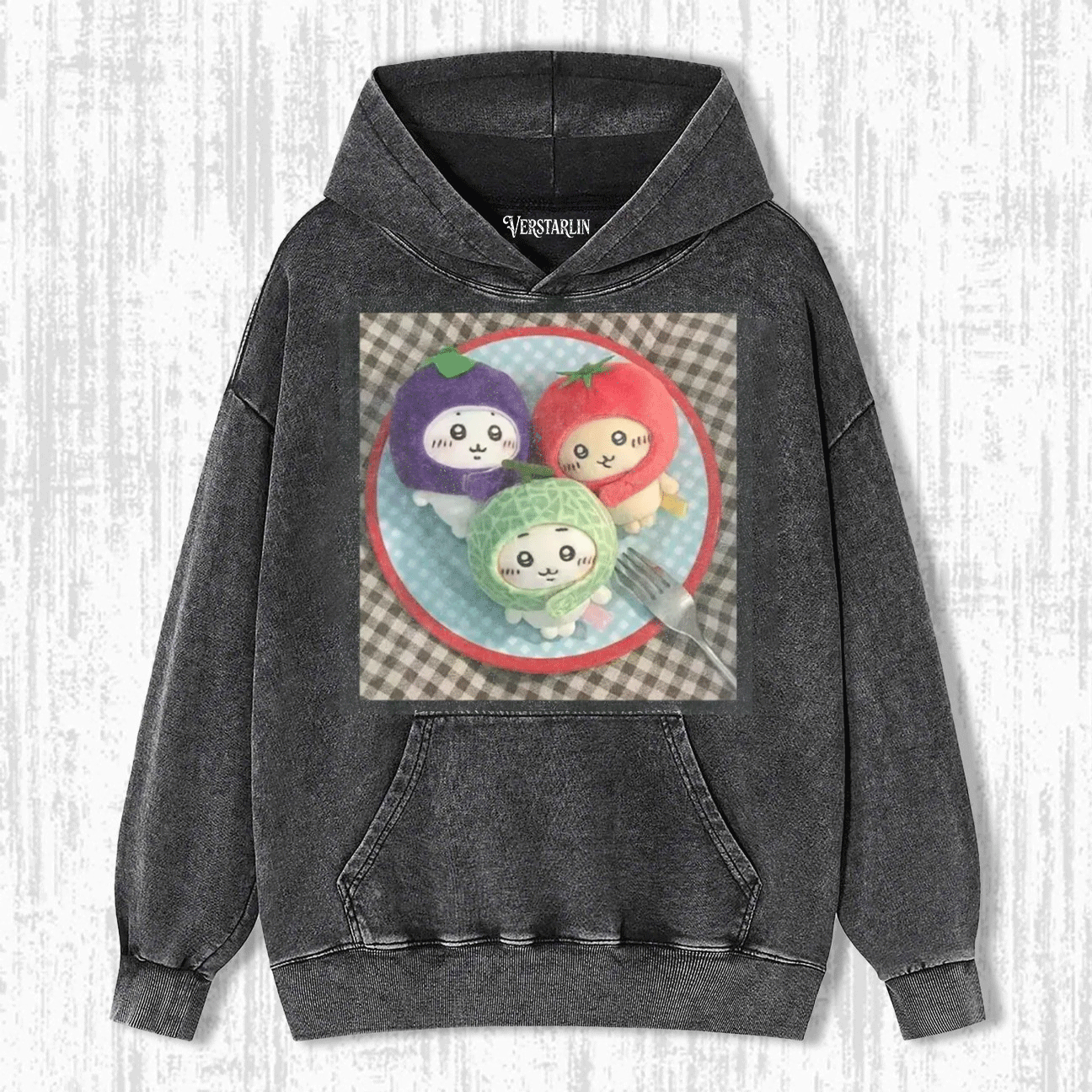 Cute Cartoon Graffiti Print Casual Top