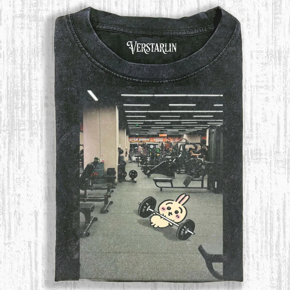 WORKOUT RABBIT T-SHIRT