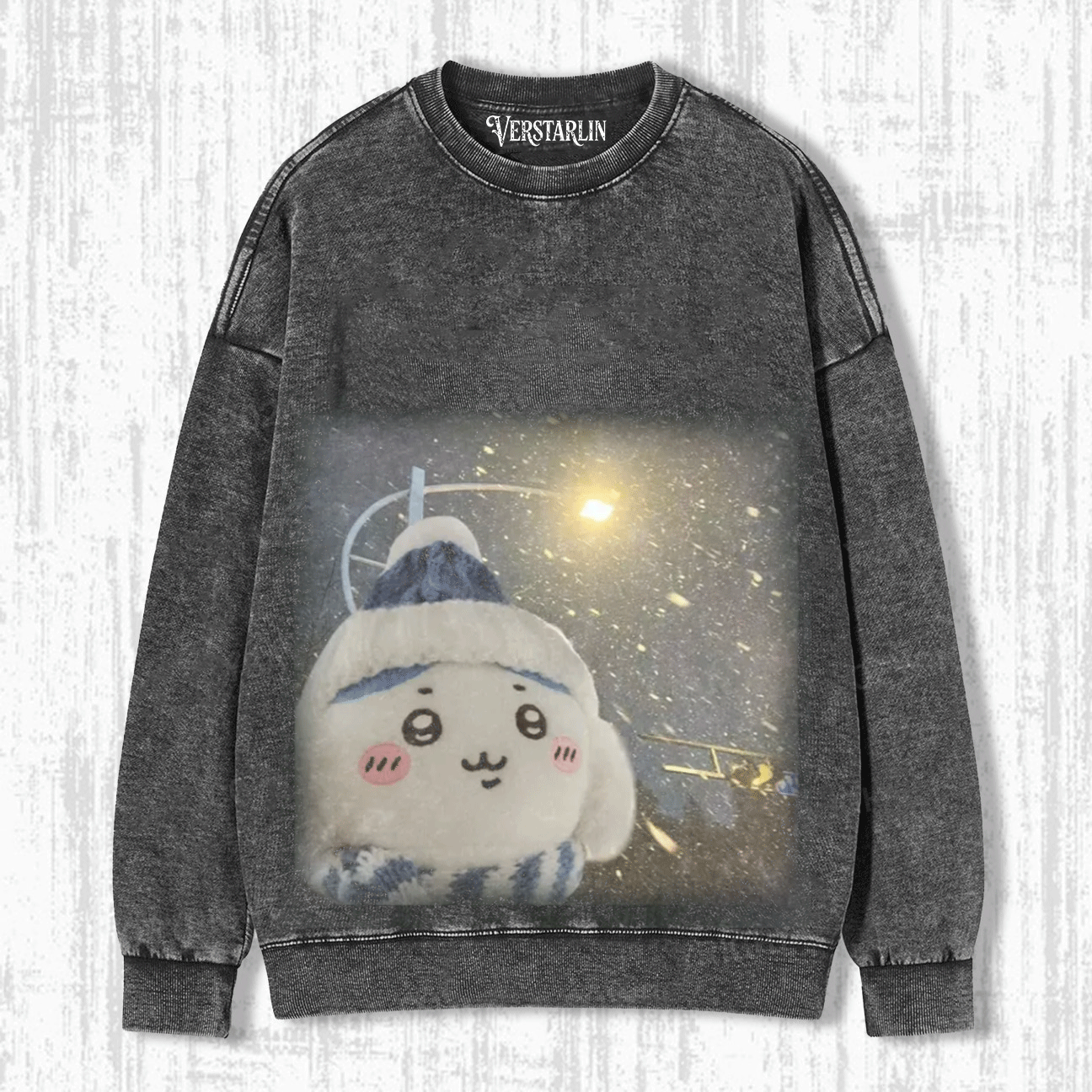 Cute Cartoon Graffiti Print Casual Top