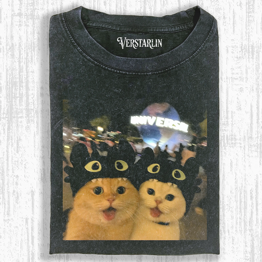 CAT SELFIE T-SHIRT