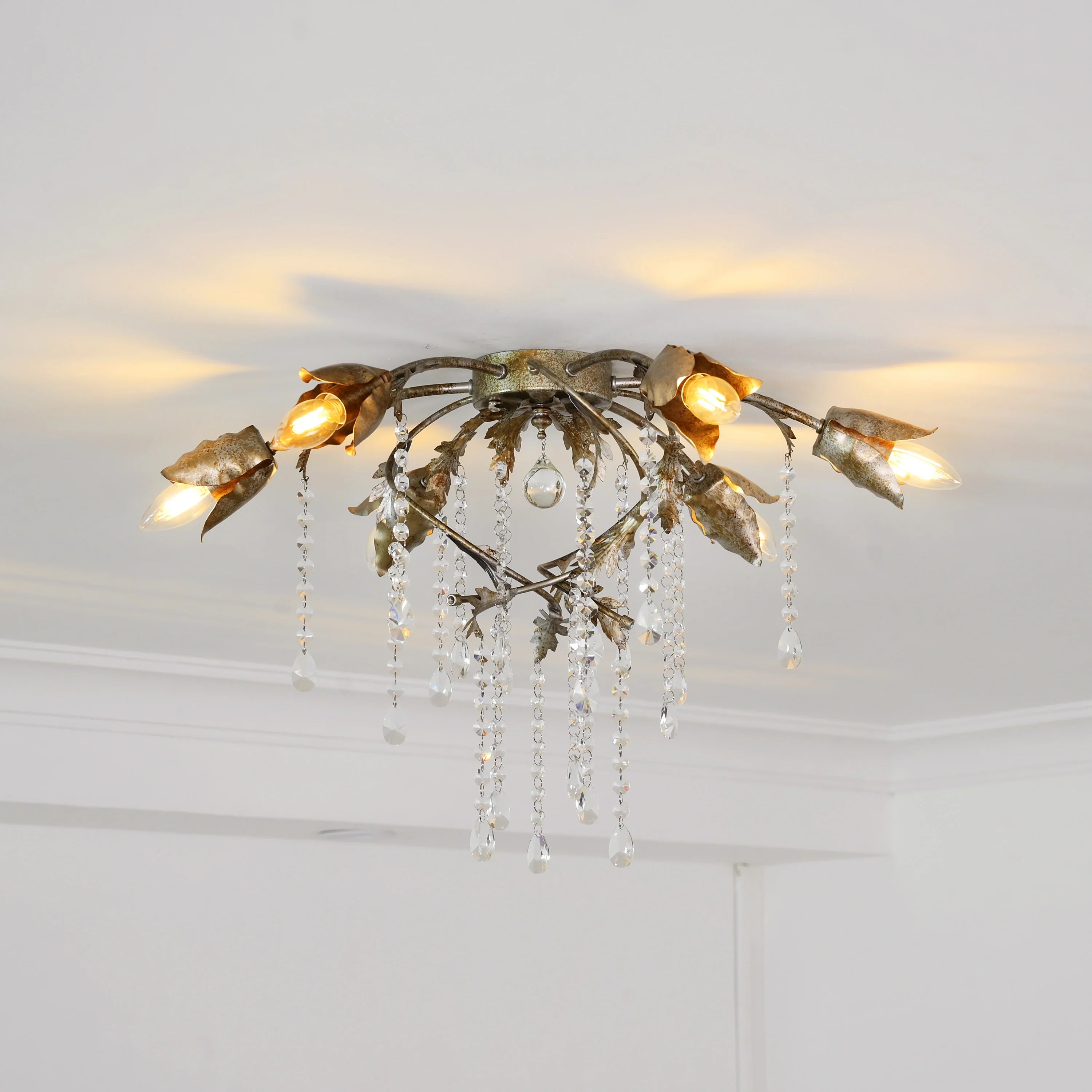 Gothic Viticci Flushmount 23.5" -Silver - thebelacan