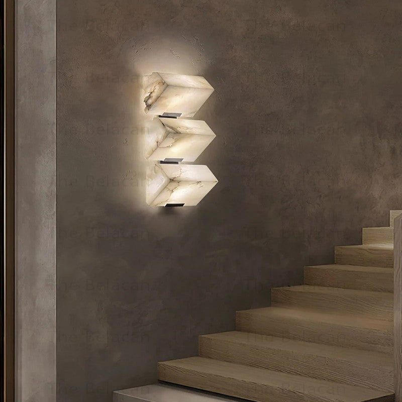 Alabaster Beimo Wall Sconce - thebelacan