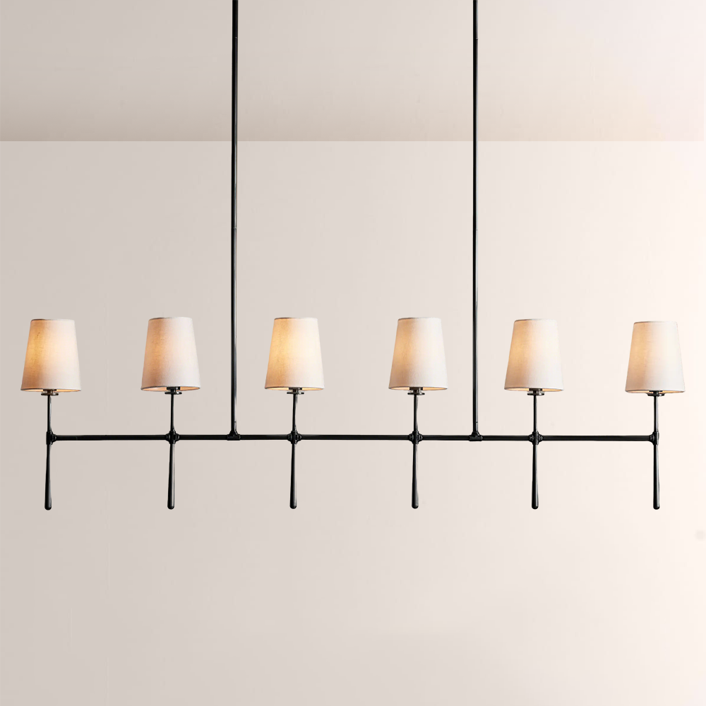 Rhodes Linear Chandelier 5 / 6 Light - thebelacan